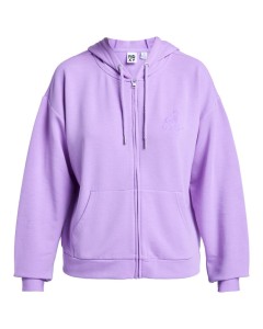Bluza na zamek dla Kobiety SURFING BY DAYLIGHT Fioletowy