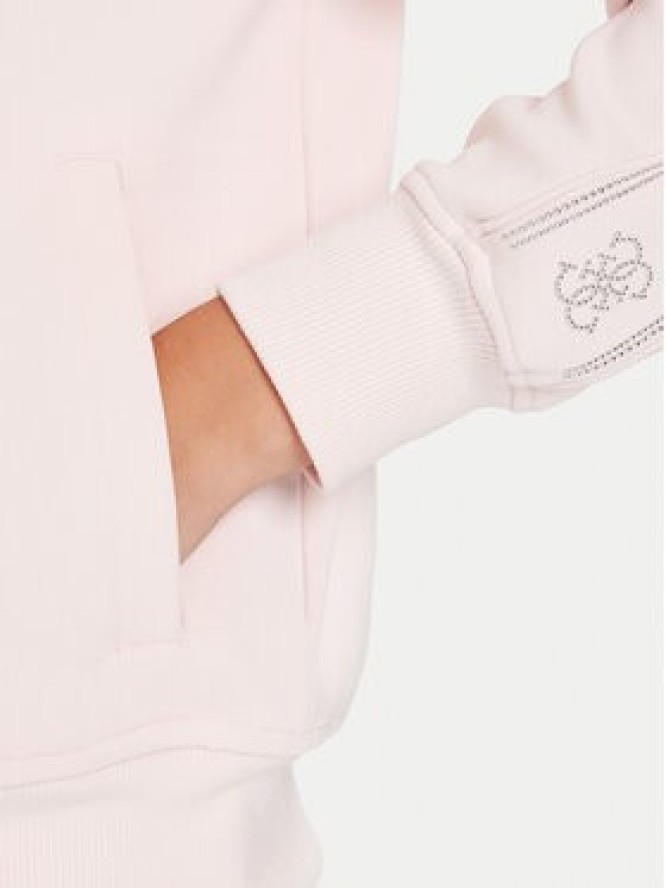 Guess Bluza V5BQ15 KCX22 Różowy Regular Fit