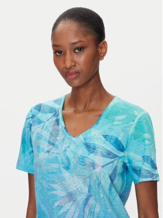 Olsen T-Shirt 11105045 Niebieski Regular Fit