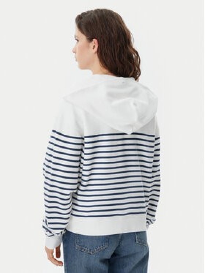 Tommy Jeans Bluza Script Logo DW0DW20303 Biały Boxy Fit