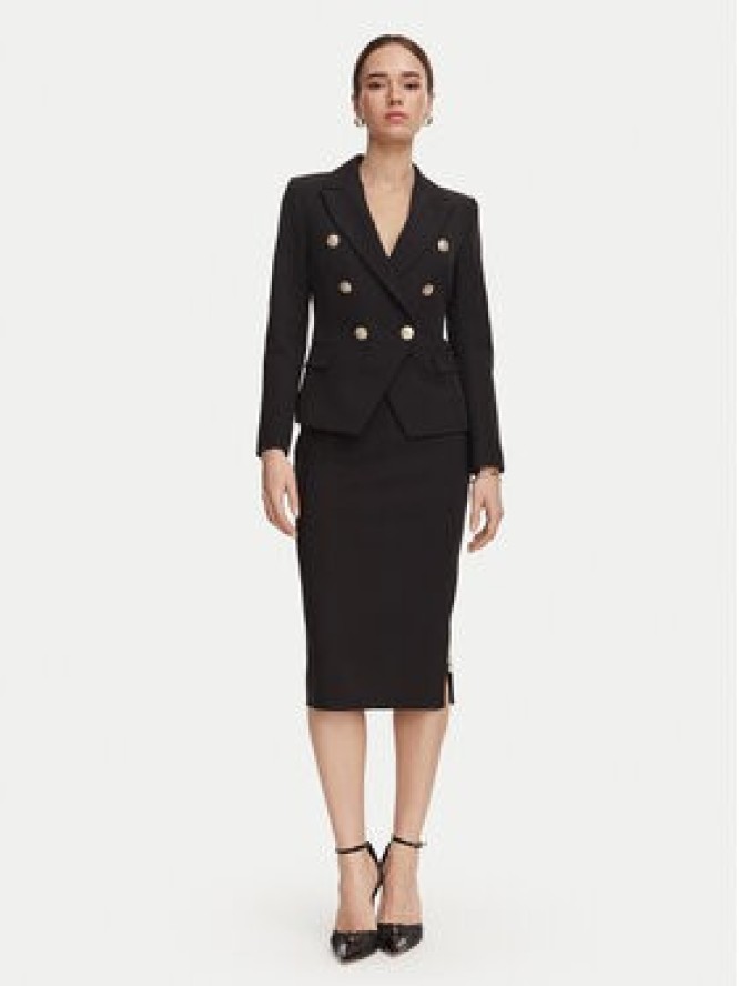 Rinascimento Marynarka CFC0131077003 Czarny Slim Fit