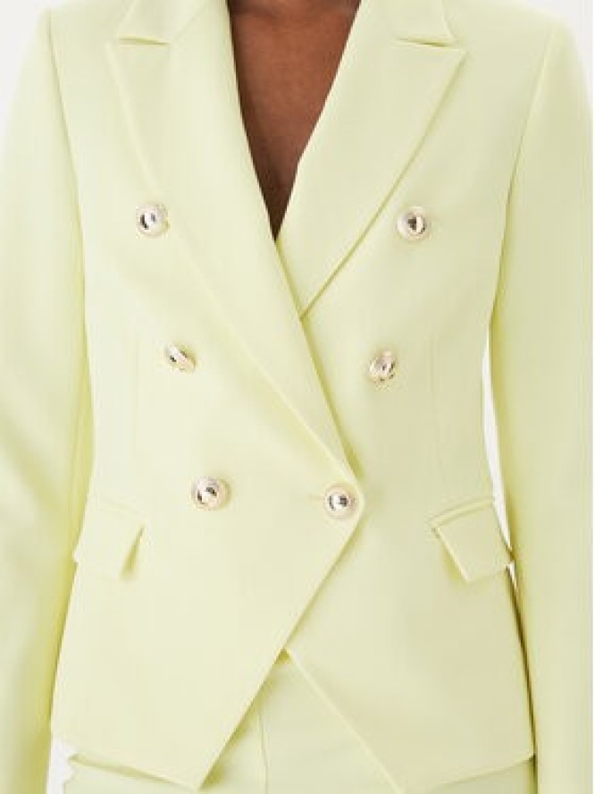 Rinascimento Marynarka CFC0128639003 Żółty Regular Fit