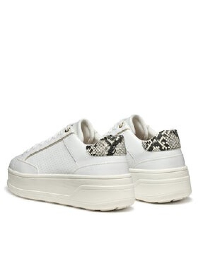 Geox Sneakersy D Spherica Ecub-2 D55WVB 0BCAR C0405 Biały