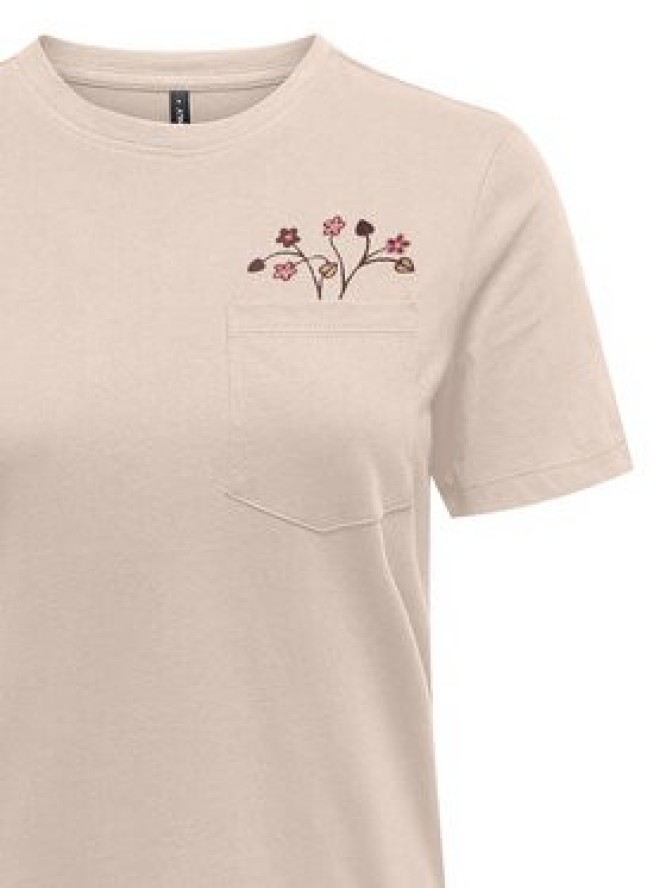 ONLY T-Shirt Polly 15317989 Różowy Regular Fit