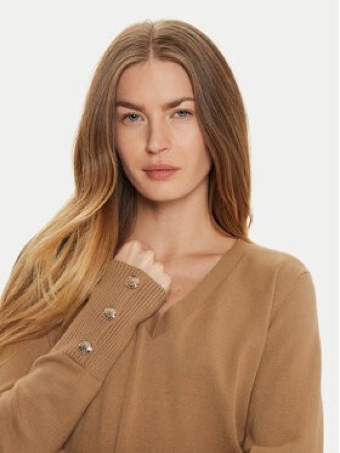 Morgan Sweter 242-MGOLD Beżowy Regular Fit