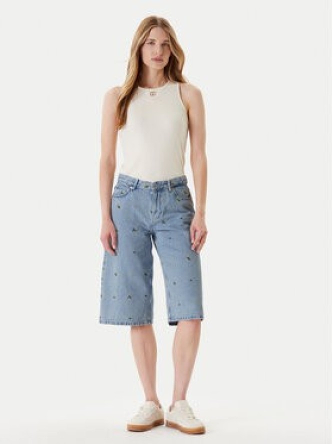 ONLY Szorty jeansowe Cobain 15349519 Niebieski Loose Fit