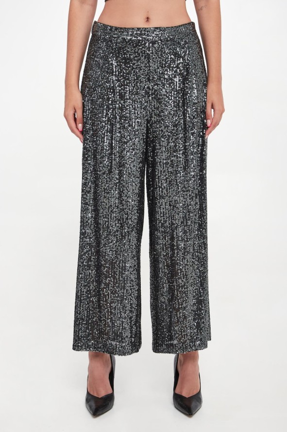 Spodnie damskie cekinowe JOSEPH RIBKOFF