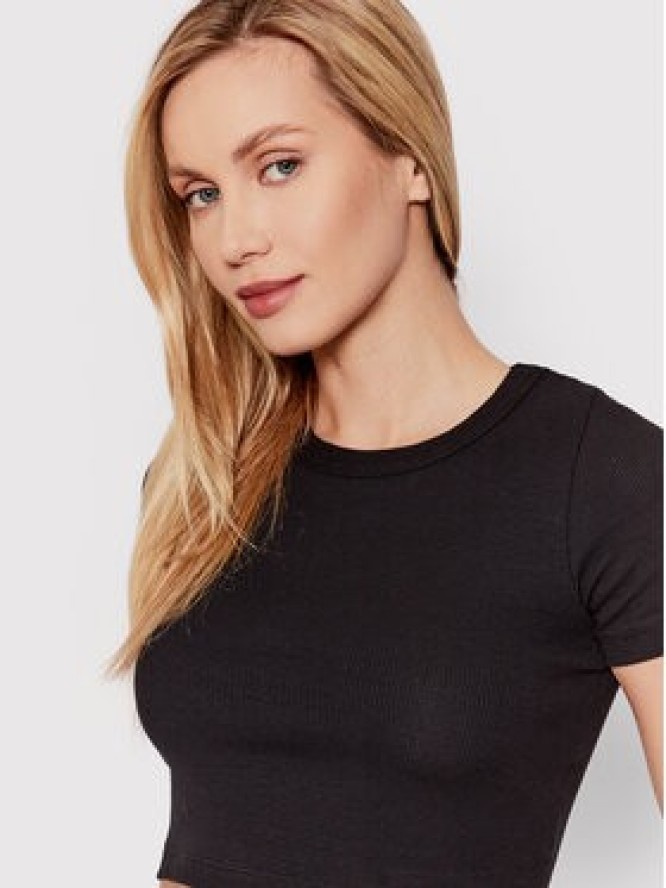 JJXX T-Shirt Florie 12217164 Czarny Slim Fit