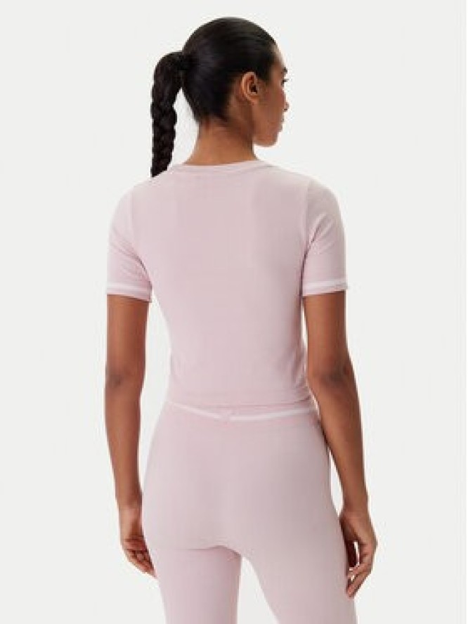 Guess T-Shirt V6RP02 Z4692 Różowy Slim Fit