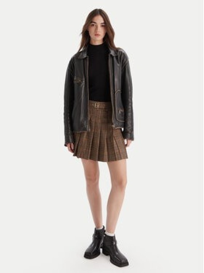 Liu Jo Spódnica mini MF5156 T4335 Beżowy Regular Fit