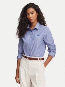 Beverly Hills Polo Club Koszula P-SS26W-SH15830 Niebieski Regular Fit