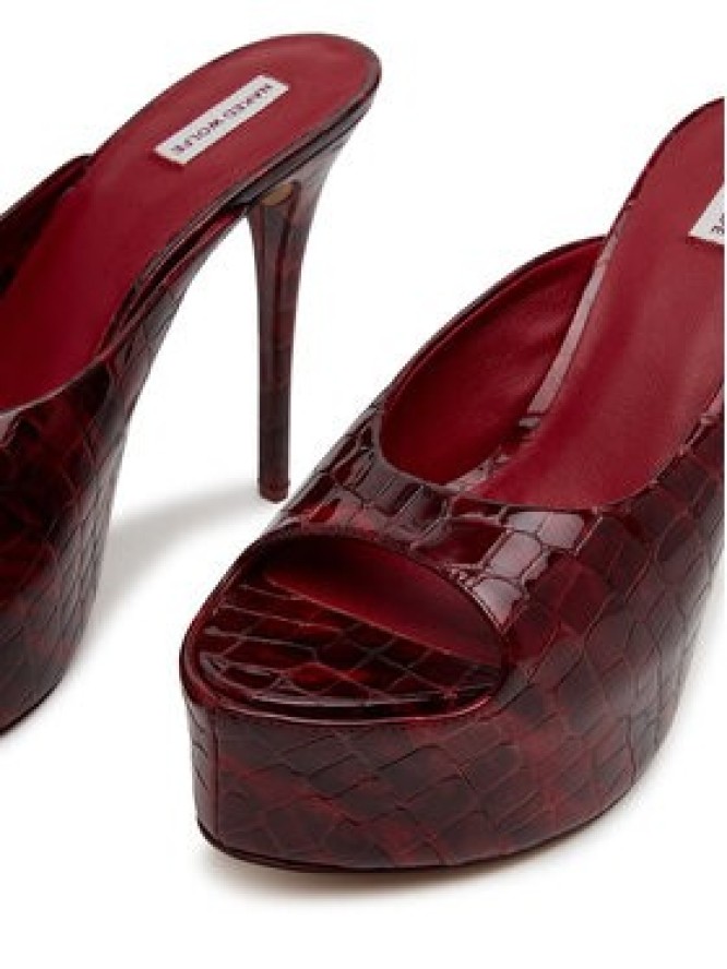 Naked Wolfe Klapki Fab Bordowy