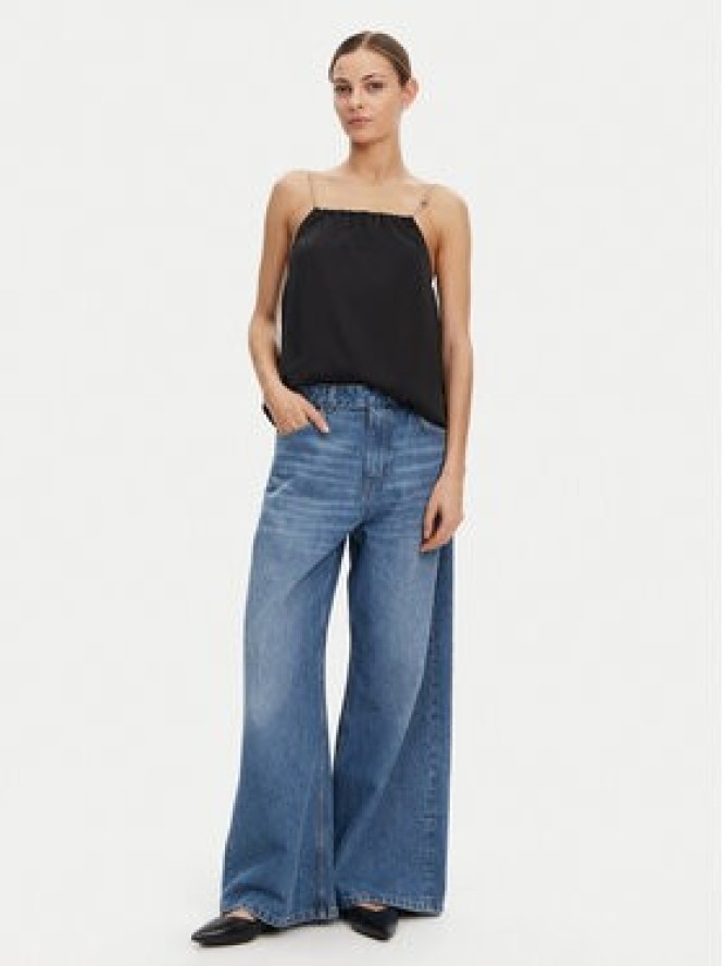 HUGO Top Cebena 50536436 Czarny Regular Fit