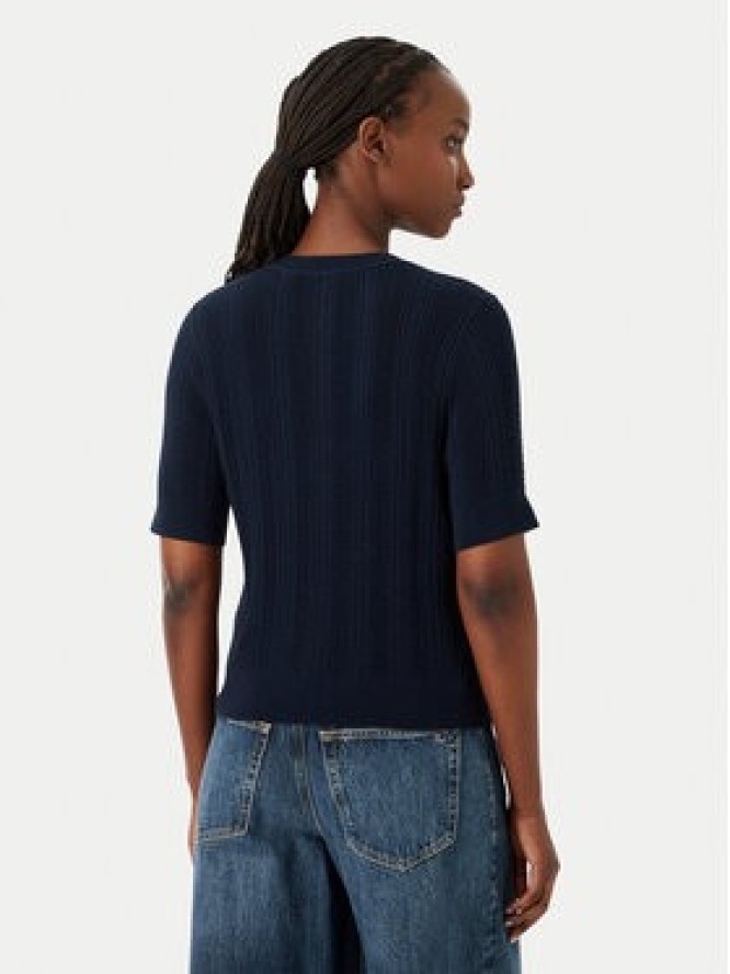 Tommy Hilfiger Kardigan Summer WW0WW50070 Granatowy Slim Fit