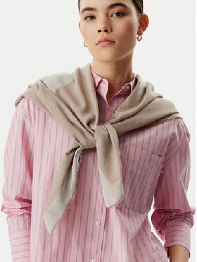 Calvin Klein Chusta Calvin Chambray Square Scarf LV04F8085G Beżowy