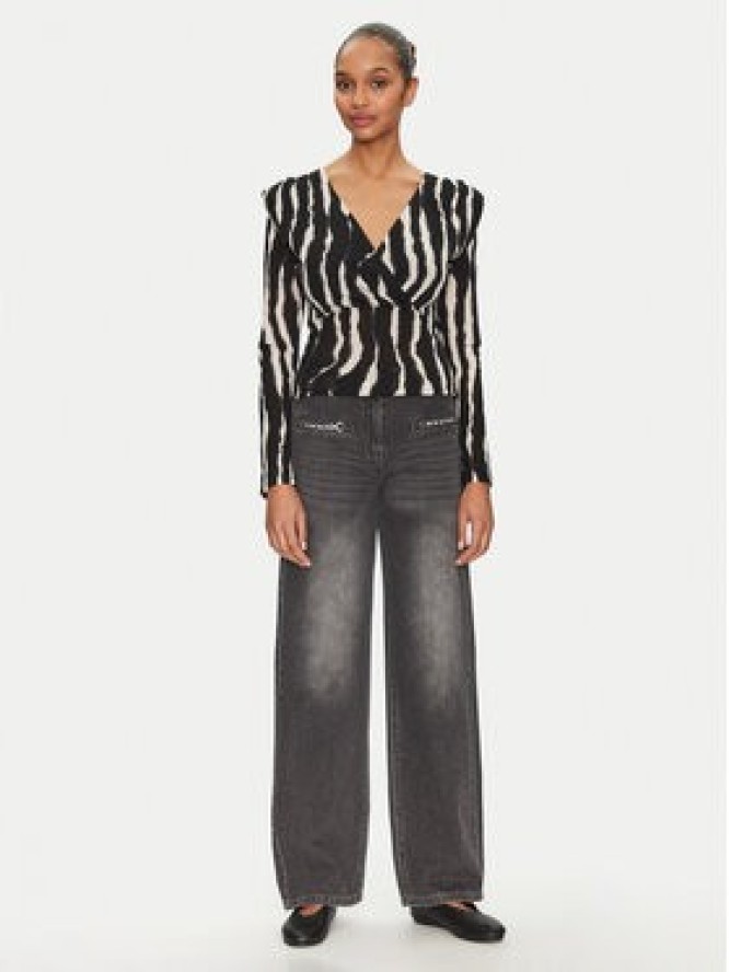 Morgan Bluzka 251-TIBLO Czarny Slim Fit