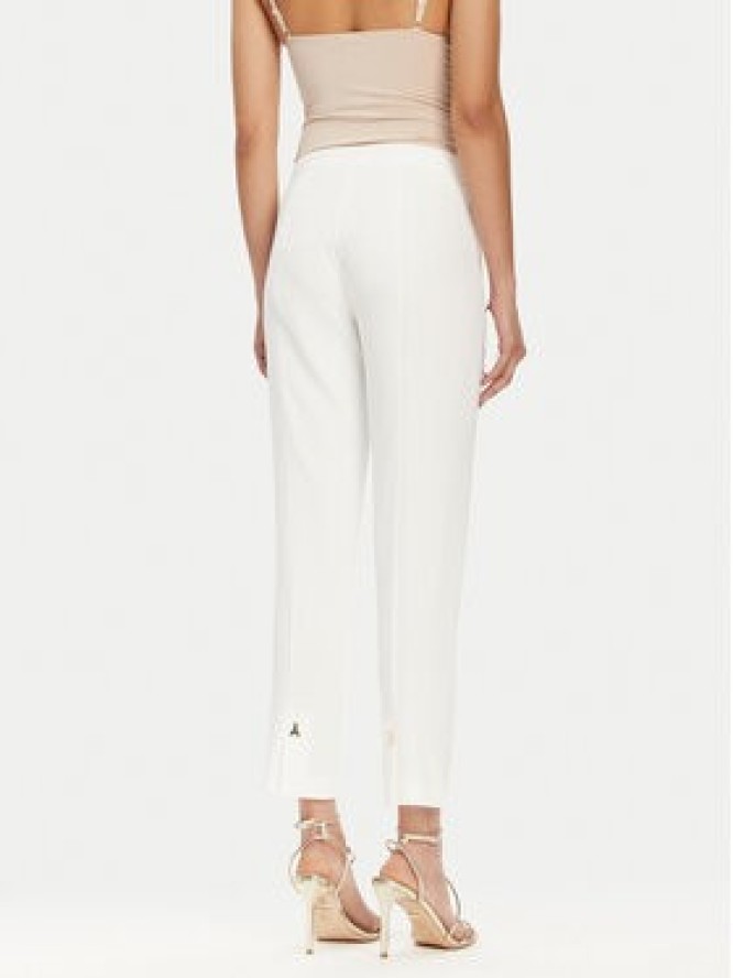 Patrizia Pepe Spodnie materiałowe 2P1683 A411 Biały Regular Fit