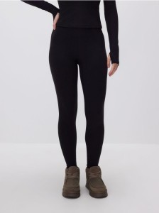 Gładkie legginsy - czarny
