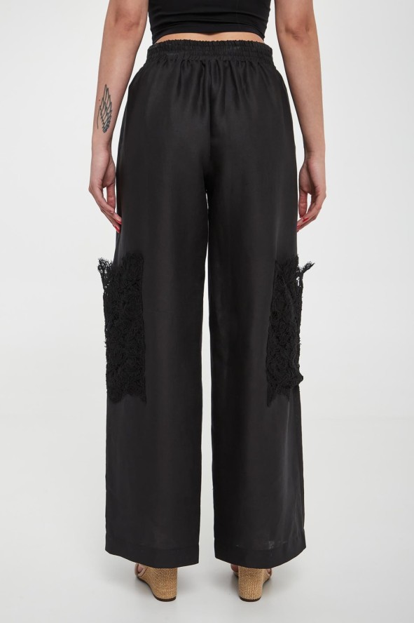 Spodnie damskie lniane ERMANNO SCERVINO LIFE