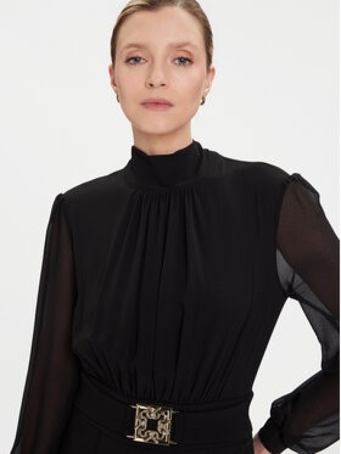 Rinascimento Sukienka koktajlowa CFC0126210003 Czarny Slim Fit