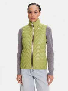 K-Way Bezrękawnik Viole K3122IW Zielony Slim Fit