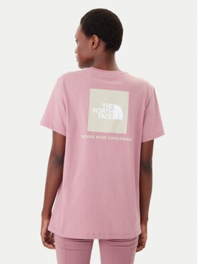 The North Face T-Shirt Redbox NF0A87NK Różowy Relaxed Fit