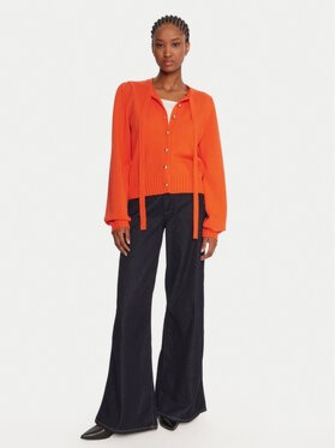 French Connection Kardigan 78ZCW Pomarańczowy Regular Fit