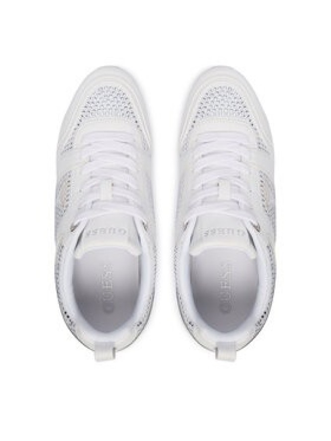 Guess Sneakersy FLTEV2 ELE12 Biały