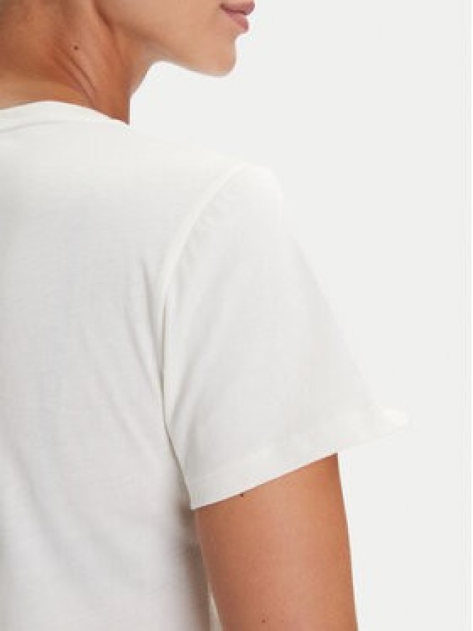 Liu Jo Sport T-Shirt TF5162 JS923 Écru Regular Fit