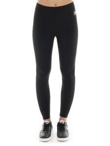 Legginsy damskie Leone 1947 Gold Studs z elastycznego nylonu ze złotym logo