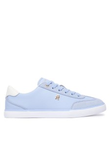 Tommy Hilfiger Sneakersy Th Chic Low Vulc FW0FW09391 Niebieski jasny