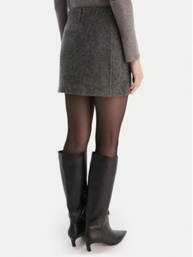 MAX&Co. Spódnica mini Ozone 2526106104200 Szary Regular Fit