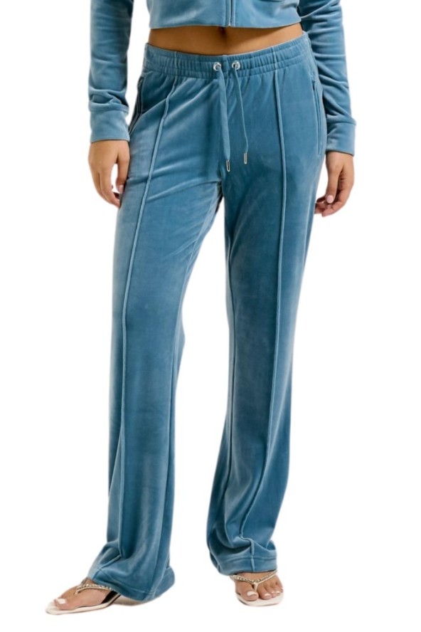 JUICY COUTURE Niebieskie damskie spodnie dresowe Tina Trackpants, Rozmiar XS