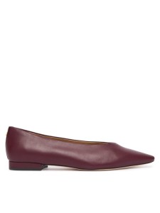LAUREN RALPH LAUREN Baleriny Audri 802P18411006 Bordowy