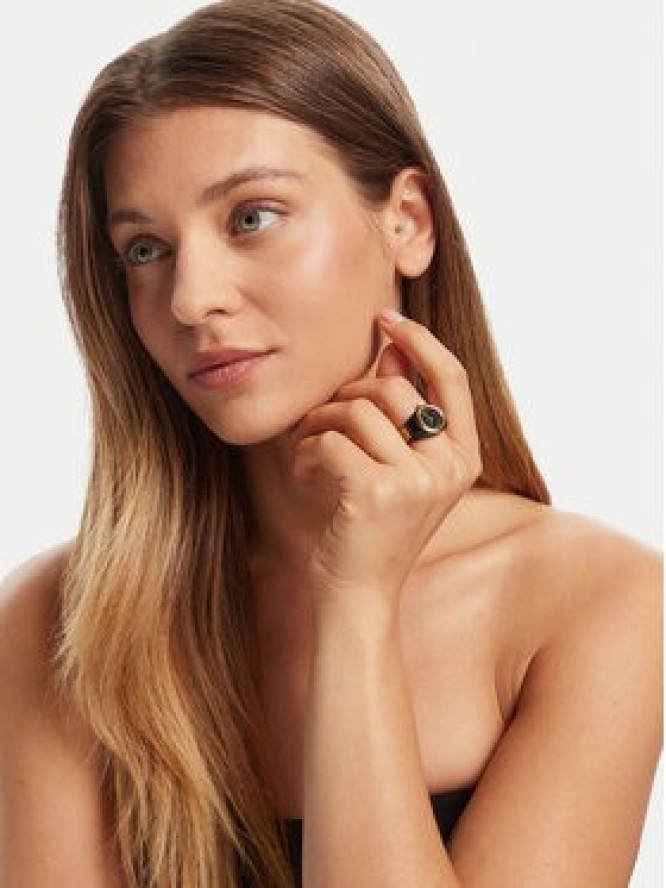 Fossil Zegarek Watch Ring ES5413 Czarny