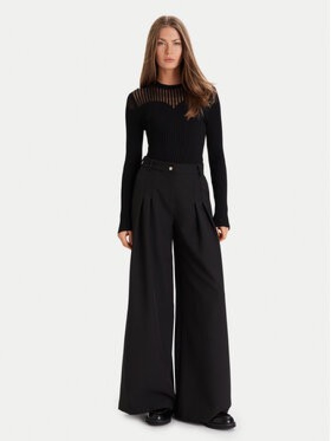 Morgan Sweter 252-MAMDO Czarny Slim Fit