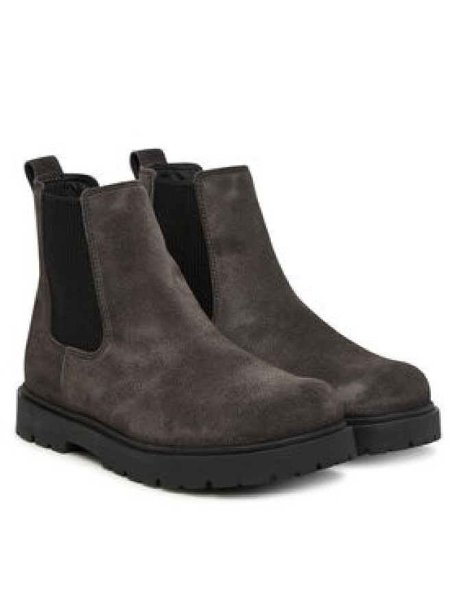 Birkenstock Sztyblety Highwood Slip On 1033184 Szary ciemny