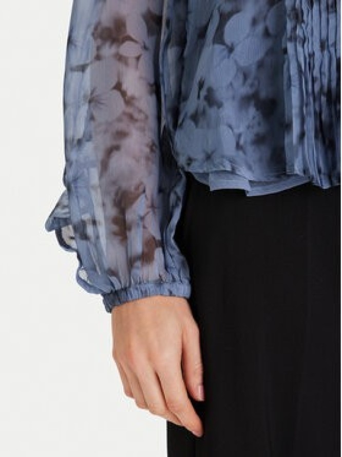 French Connection Bluzka 72ZBA Niebieski Regular Fit