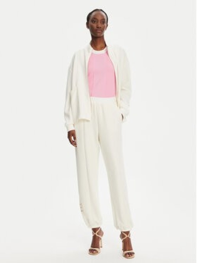 Liu Jo Sport Spodnie dresowe TA5229 J4869 Biały Relaxed Fit