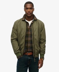 superdry Lekka kurtka bomber MA1 z bawełny – Dusty Olive Green