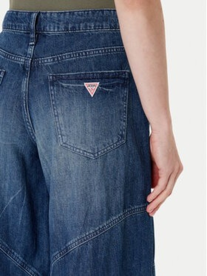 Guess Jeansy W5YA2F D5R0D Niebieski Baggy Fit