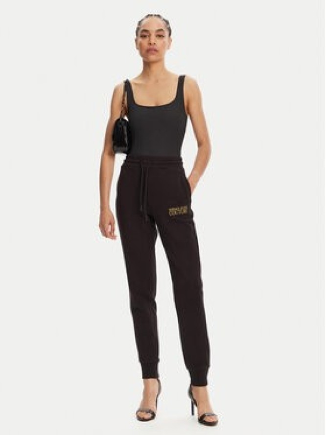 Versace Jeans Couture Spodnie dresowe 78HAAT06 Czarny Regular Fit
