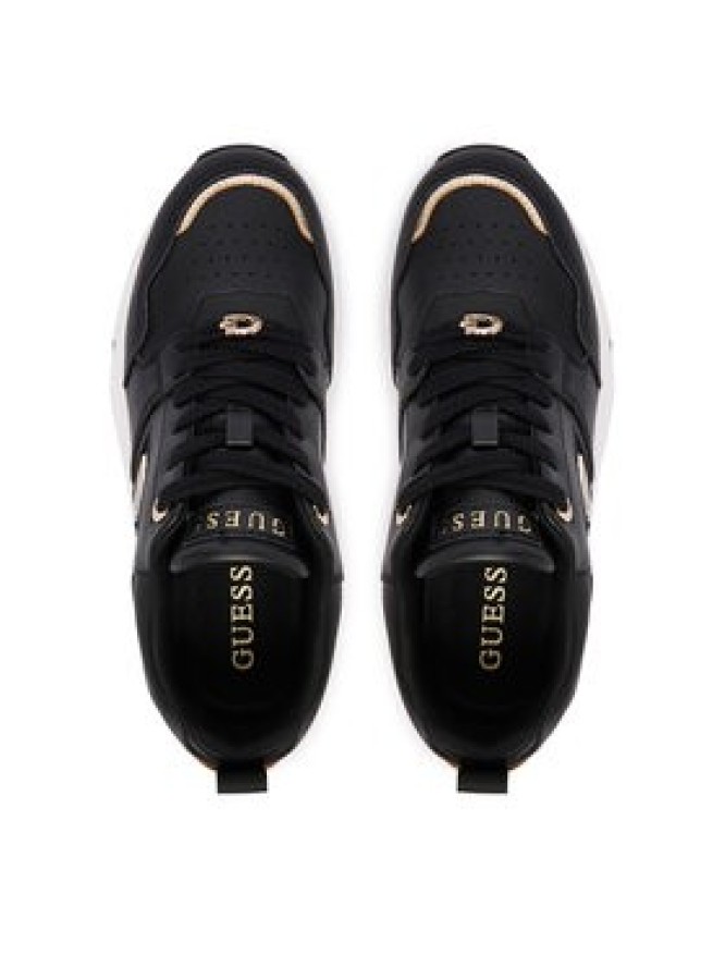 Guess Sneakersy FLFHEL ELE12 Czarny