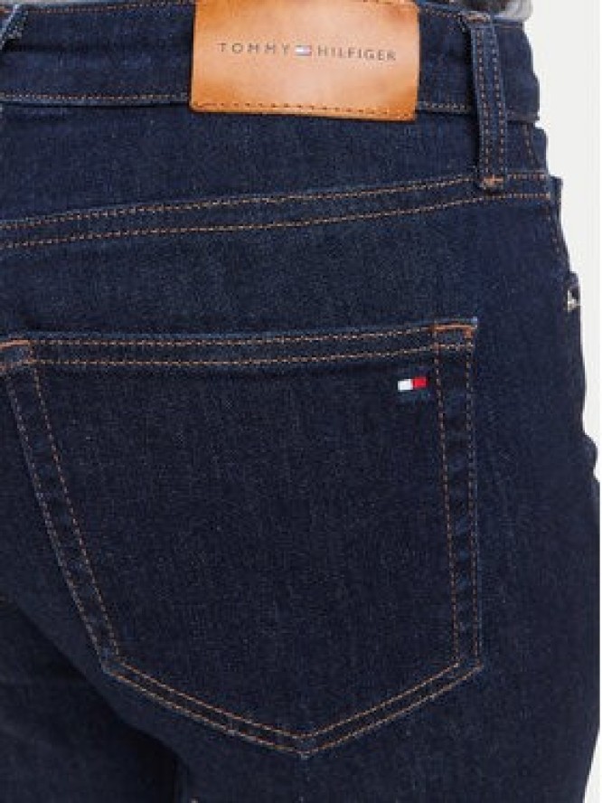 Tommy Hilfiger Jeansy Luna WW0WW52185 Granatowy Flare Fit