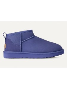 UGG Skórzane botki "Classic Ultra Mini" w kolorze fioletowym rozmiar: 38