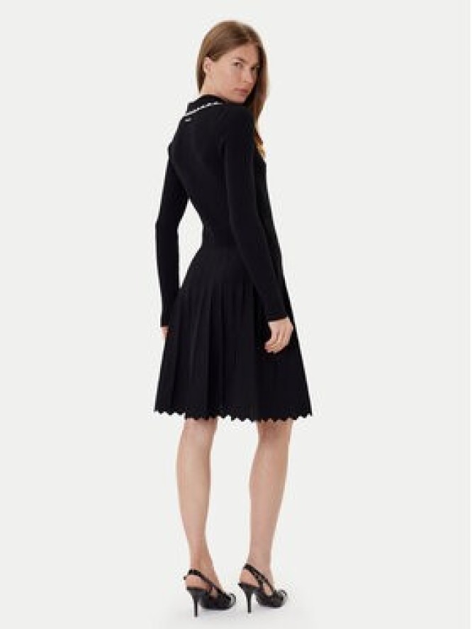 PINKO Sukienka dzianinowa Nisida 105422 A2PT Czarny Regular Fit