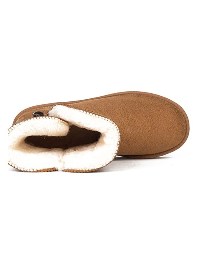 ISLAND BOOT Botki zimowe "Emmy" w kolorze jasnobrązowym rozmiar: 36