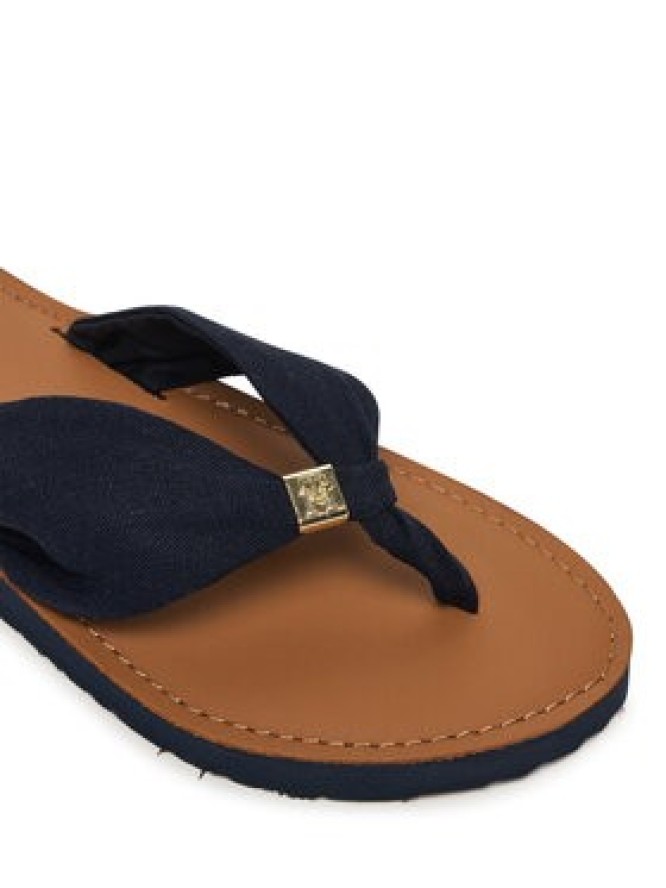 Tommy Hilfiger Japonki Th Ltr Footbed Summer Sandal FW0FW09194 Granatowy