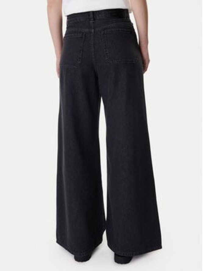Weekend Max Mara Jeansy Vega 2615181041 Czarny Wide Leg