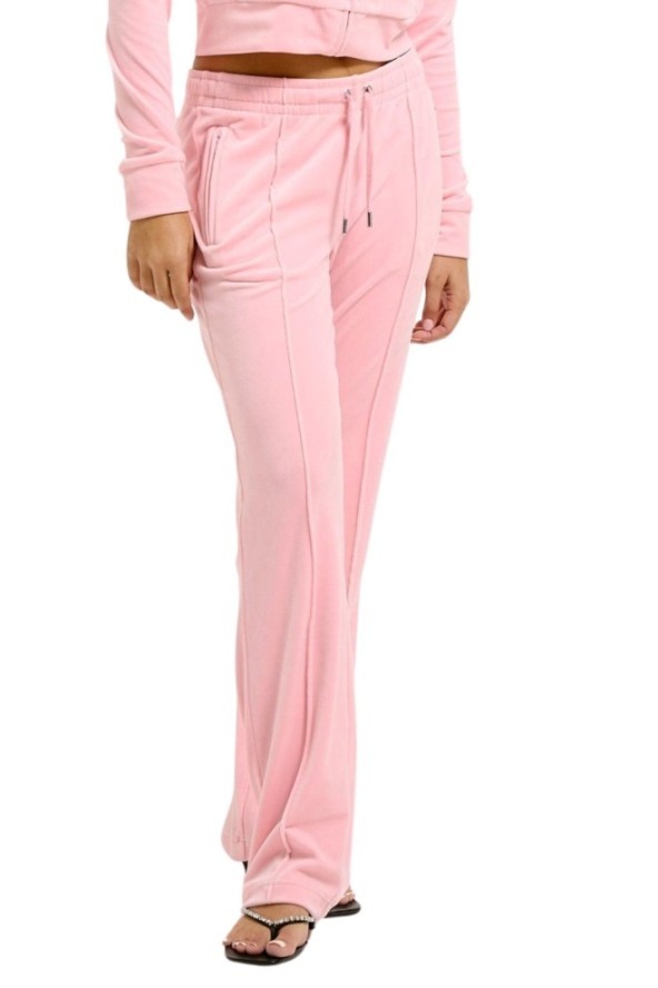 JUICY COUTURE Różowe damskie spodnie dresowe Tina Trackpants, Rozmiar S